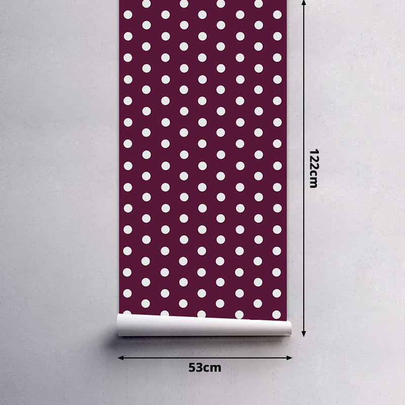 Frendorf | Punkte Tapetenpaneele Abziehen und Aufkleben Kinder-Spielzimmer Wandverkleidung, 4' L x 20,5" B