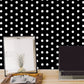 PVC Abblätterbare Wallpaper Kinderstil Punkte Wandkunst für Schlafzimmer, Einfach zu Entfernen