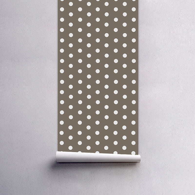 PVC Abblätterbare Wallpaper Kinderstil Punkte Wandkunst für Schlafzimmer, Einfach zu Entfernen