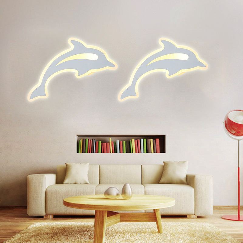 Frendorf | Acryl Tier Wandleuchte Moderner Stil LED Wandlampe in Weißer Ausführung für Flur