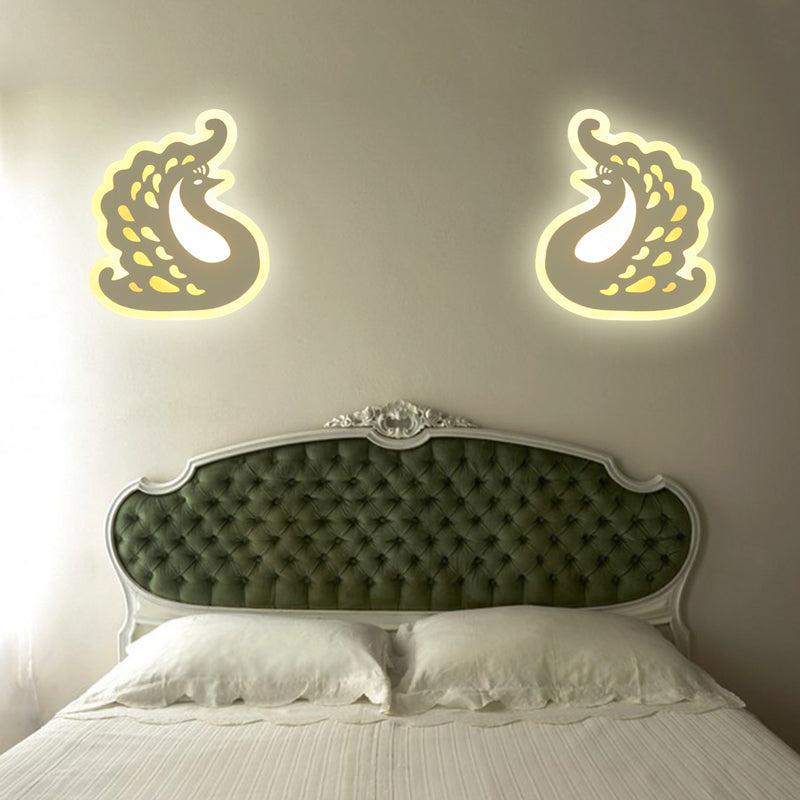 Frendorf | Acryl Tier Wandleuchte Moderner Stil LED Wandlampe in Weißer Ausführung für Flur