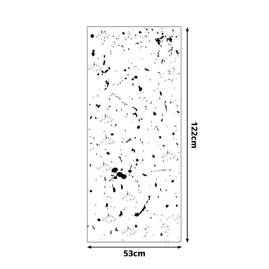 Schwarz-Weiße Sprühfarbe Tapetenpaneele Abreißminimalistische Wohnzimmer Wandkunst
