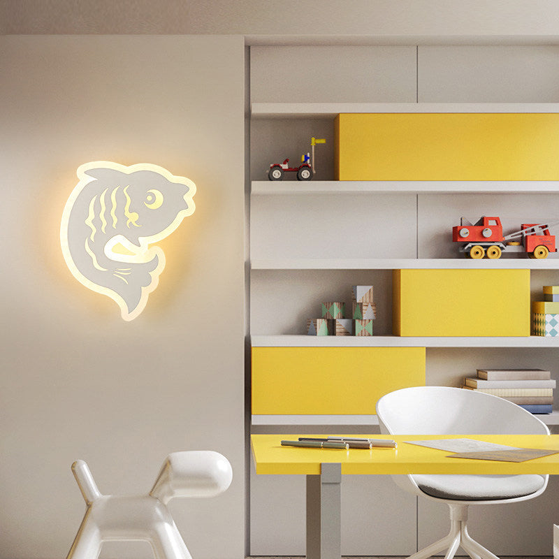 Frendorf | Acryl Tier Wandleuchte Moderner Stil LED Wandlampe in Weißer Ausführung für Flur