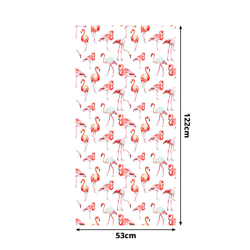 Pick Up Sticks Flamingo Tapeten Tropische PVC Wanddekoration in Pink, 4' L x 20,5" B