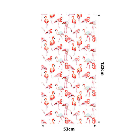 Pick Up Sticks Flamingo Tapeten Tropische PVC Wanddekoration in Pink, 4' L x 20,5" B