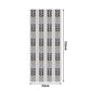 Grau Country Tapetenpaneel-Set 4' x 20,5" Blattdruck Selbstklebende Wanddekoration für das Wohnzimmer