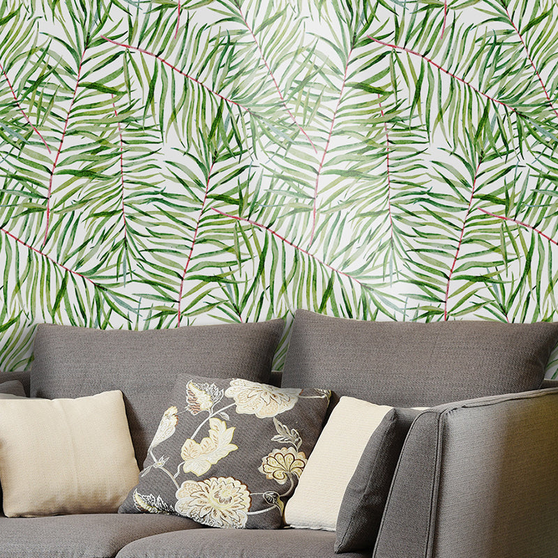 Grüne Weidenzweige Tapetenpanel Pick Up Sticks Wandverkleidung für Akzentwand