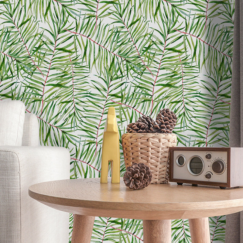 Grüne Weidenzweige Tapetenpanel Pick Up Sticks Wandverkleidung für Akzentwand