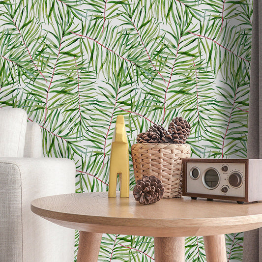 Grüne Weidenzweige Tapetenpanel Pick Up Sticks Wandverkleidung für Akzentwand