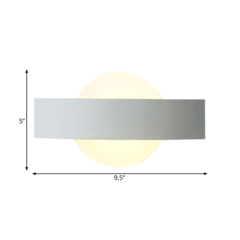 Frendorf | Woonkamer Slim Paneel Wandlamp Acryl Modern Stijl Wit LED Wandlamp