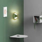 Frendorf | Einfache Stil Halb-Globus Wandlampe Kunststoff Einzelkopf Wandlicht für Arbeitszimmer