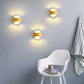 Frendorf | Einfache Stil Halb-Globus Wandlampe Kunststoff Einzelkopf Wandlicht für Arbeitszimmer