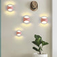 Frendorf | Einfache Stil Halb-Globus Wandlampe Kunststoff Einzelkopf Wandlicht für Arbeitszimmer
