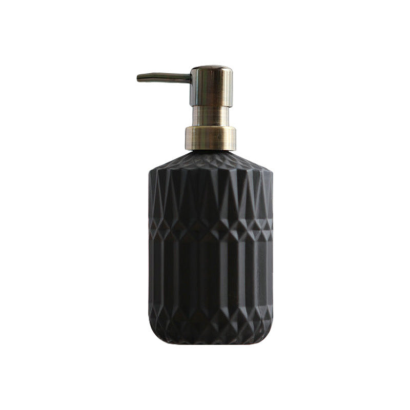 Diamantmuster Glas Seifenspender