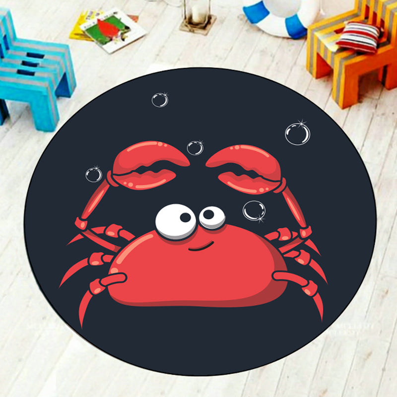 Frendorf | Cartoon Kinderkamer Tapijt Multi-Kleur Dieren Tapijt Polyester Wasbaar Vlekbestendig Antislip Onderkant Tapijt