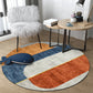 Frendorf | Bold Color Blocking Indoor Rug Multicolored Synthetics Carpet Stain Resistant Rug for Home Decor