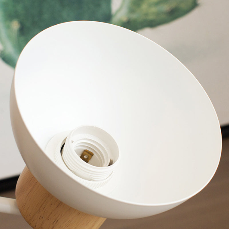 NordicDome - Metall und Holz Wandlampe mit Vogel für das Kinderzimmer