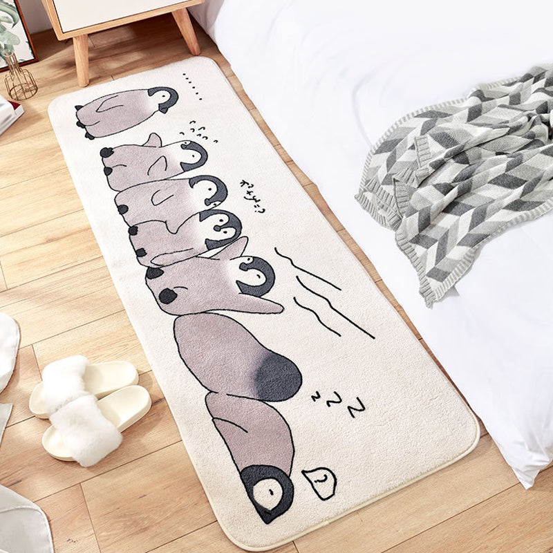 Frendorf | Nieuwigheid Cartoon Tapijt Kleurrijk Dieren Patroon Tapijt Huisdier Vriendelijk Antislip Vloerkleed voor Baby Kamer