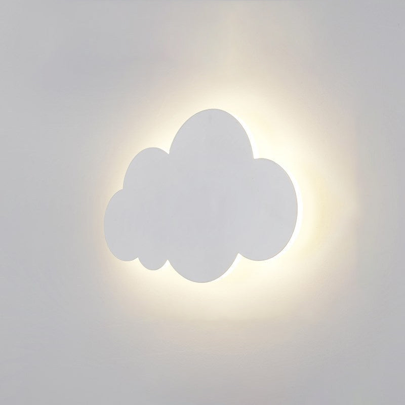 Plastik Cloud Slim Wandleuchte Moderner Stil LED Wandleuchte in Weiß für Kinderzimmer