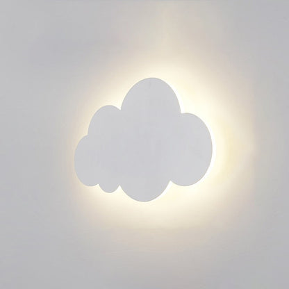 Plastik Cloud Slim Wandleuchte Moderner Stil LED Wandleuchte in Weiß für Kinderzimmer