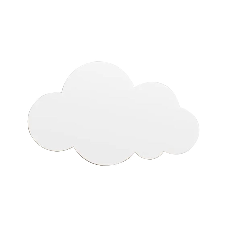 Plastik Cloud Slim Wandleuchte Moderner Stil LED Wandleuchte in Weiß für Kinderzimmer