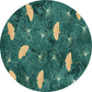 Frendorf | Groener Tropisch Tapijt Polyester Ginkgo Bladprint Tapijt Antislip Rug Gemakkelijk Onderhoud Tapijt voor Thuis