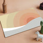 Frendorf | Eenvoudig Multi Color Modernisme Vloerkleed Polyester Kleurblok en Gestreept Patroon Tapijt Wasbaar Antislip Achterkant Tapijt voor Salon