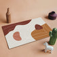 Frendorf | Eenvoudig Multi Color Modernisme Vloerkleed Polyester Kleurblok en Gestreept Patroon Tapijt Wasbaar Antislip Achterkant Tapijt voor Salon