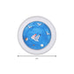 Frendorf | Maritime Stijlvolle Cirkel Wandlamp met Zee Acryl LED Wandlamp in Wit voor Kinderkamer