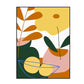 Frendorf | Pastell Stillleben Leinwanddruck Illustration Obst und Geschirr Moderne Texturierte Wandkunst