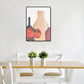 Frendorf | Pastell Stillleben Leinwanddruck Illustration Obst und Geschirr Moderne Texturierte Wandkunst