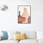 Frendorf | Pastell Stillleben Leinwanddruck Illustration Obst und Geschirr Moderne Texturierte Wandkunst