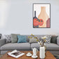 Frendorf | Pastell Stillleben Leinwanddruck Illustration Obst und Geschirr Moderne Texturierte Wandkunst
