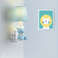 Frendorf | Resin Kleine Beer Wandlamp Oogverzorgend 1 Kop Cartoon Wandlamp met Coolie Schaduw