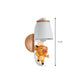 Frendorf | 1 Licht Bucket Wandlamp met Dansende Piggy Moderne Schattige Metalen Wandlamp in Wit voor Kleuterschool