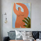 Frendorf | Strukturierte Illustration Big Guy Leinwanddruck Pop Art Wanddekoration fürs Schlafzimmer, mehrere Größen