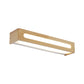 Frendorf | Rechteckige Einbau-Wandleuchte Nordic Acryl 12"/19,5"/23,5" Breite LED Badezimmer-Spiegel-Wandlicht in Holz