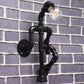 Frendorf | Steampunk Pipe Robot Wandlamp Enkel-Lamp Smeedijzeren Wandgemonteerde Lichtarmatuur in Zwart/Bronze/ Koper