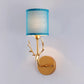 1-Glühbirne Gold Dear Wandlampe mit Zylinder-Schirm Rustikaler Metall-Wandlampen für Erwachsene Schlafzimmer