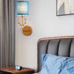 1-Glühbirne Gold Dear Wandlampe mit Zylinder-Schirm Rustikaler Metall-Wandlampen für Erwachsene Schlafzimmer