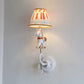 Frendorf | Witte/rode en blauwe taps geslepen wandlamp met cartoon plastic van eland/paard/unicorn 1-lamps wandlamp voor kinderkamer