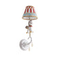 Frendorf | Witte/rode en blauwe taps geslepen wandlamp met cartoon plastic van eland/paard/unicorn 1-lamps wandlamp voor kinderkamer