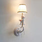 Frendorf | Witte/rode en blauwe taps geslepen wandlamp met cartoon plastic van eland/paard/unicorn 1-lamps wandlamp voor kinderkamer