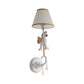 Frendorf | Witte/rode en blauwe taps geslepen wandlamp met cartoon plastic van eland/paard/unicorn 1-lamps wandlamp voor kinderkamer