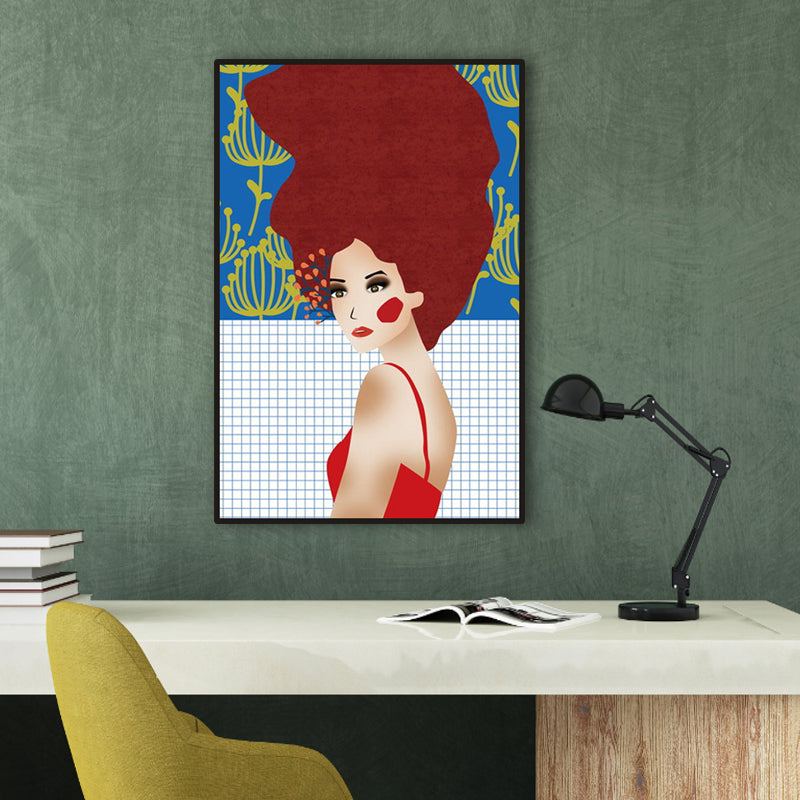 Frendorf | Blush Maiden Wandkunst Dekor Pastellfarbe Leinwandmalerei, Texturiert, Mehrere Größen