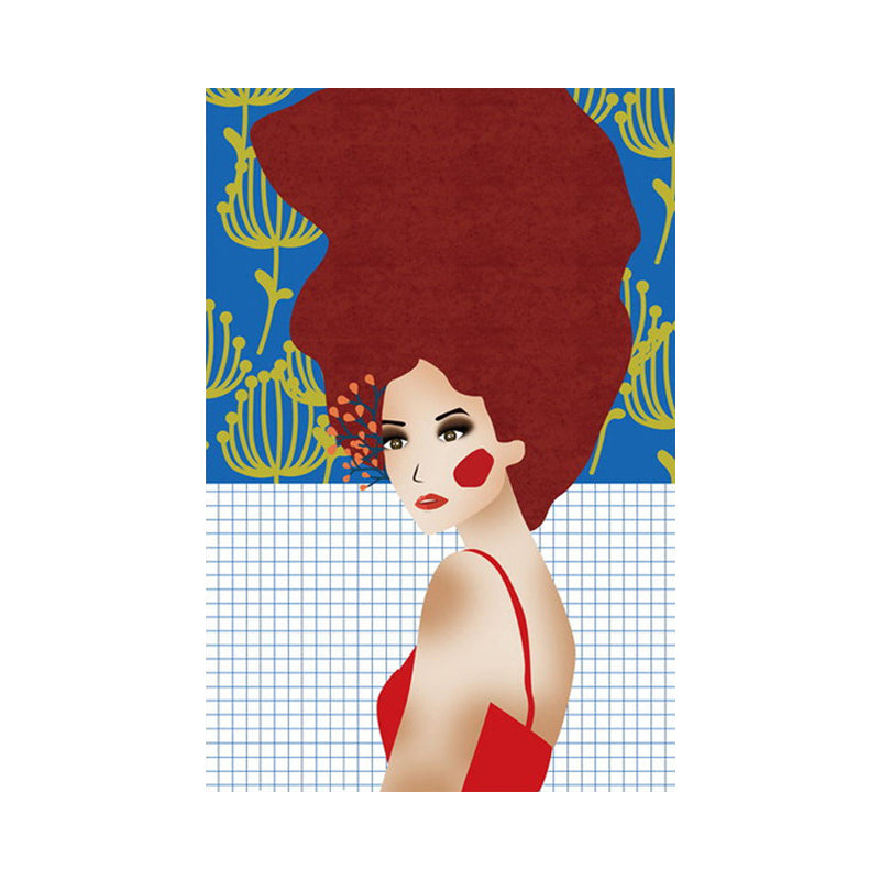 Frendorf | Blush Maiden Wandkunst Dekor Pastellfarbe Leinwandmalerei, Texturiert, Mehrere Größen