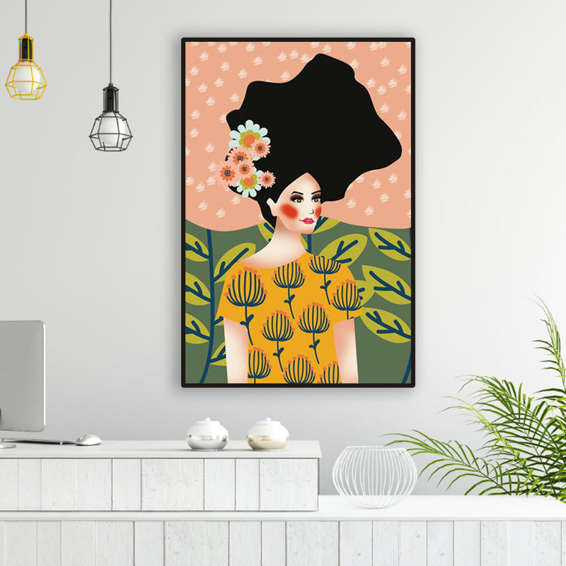 Frendorf | Blush Maiden Wandkunst Dekor Pastellfarbe Leinwandmalerei, Texturiert, Mehrere Größen