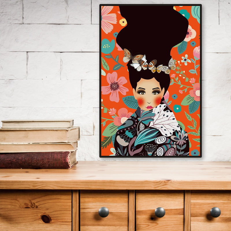 Frendorf | Blush Maiden Wandkunst Dekor Pastellfarbe Leinwandmalerei, Texturiert, Mehrere Größen