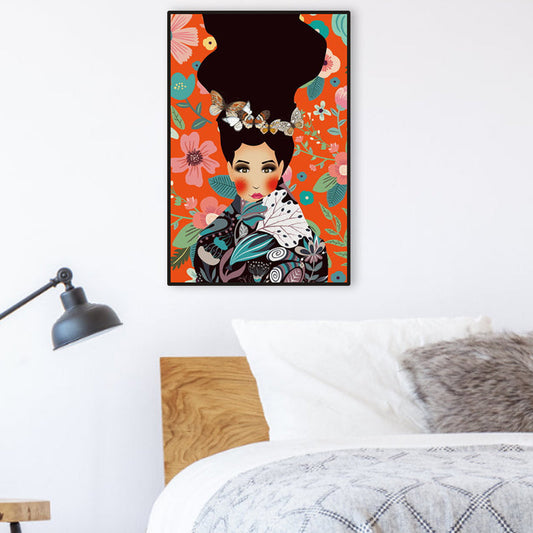 Frendorf | Blush Maiden Wandkunst Dekor Pastellfarbe Leinwandmalerei, Texturiert, Mehrere Größen