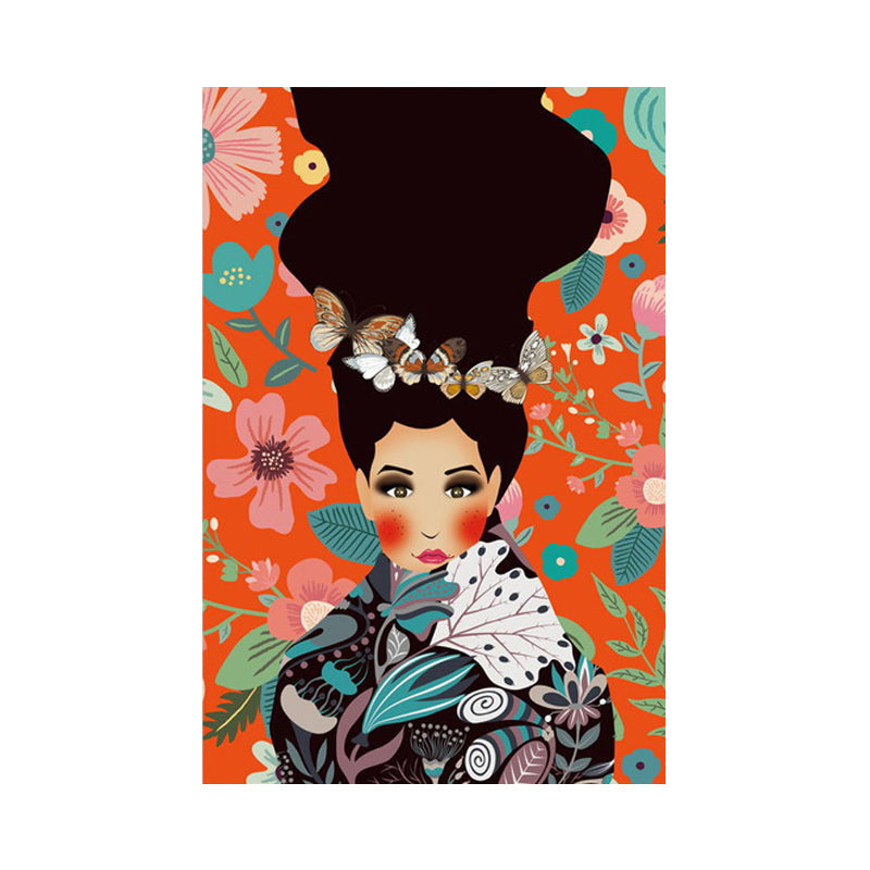 Frendorf | Blush Maiden Wandkunst Dekor Pastellfarbe Leinwandmalerei, Texturiert, Mehrere Größen